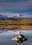 Rock in Loch on Rannock Moor